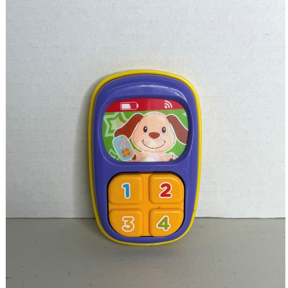 VTech Discover Activity Walker Replacement Phone Purple,Yellow And Blue